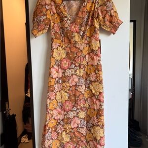 Billabong x Salty Blonde Floral Maxi Dress